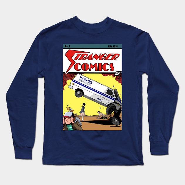 Stranger Comics #1 Long Sleeve T-Shirt by bosslogic